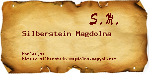 Silberstein Magdolna névjegykártya